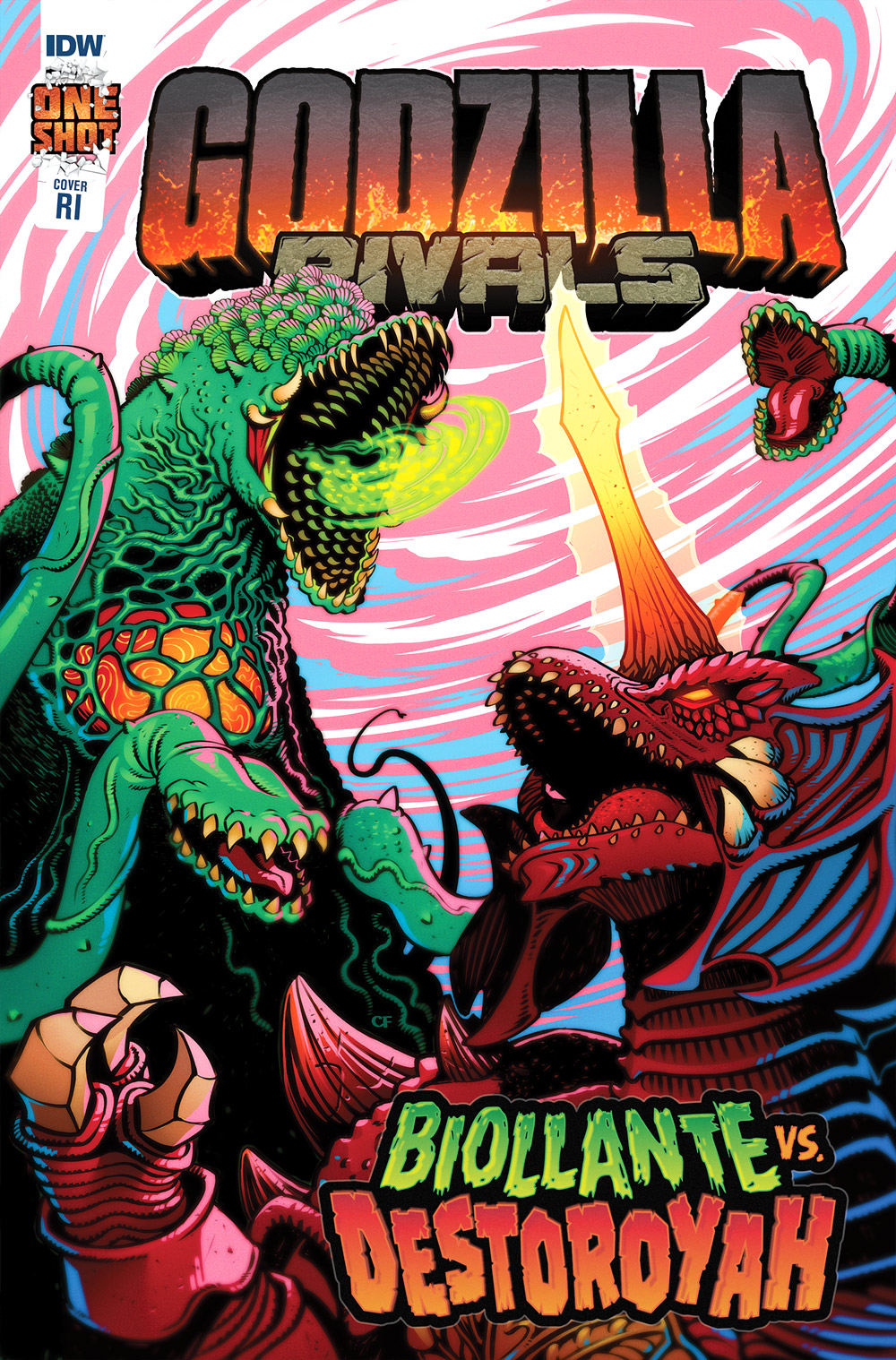 Godzilla Rivals: Biollante Vs. Destoroyah cover RI by Camila Fortuna
