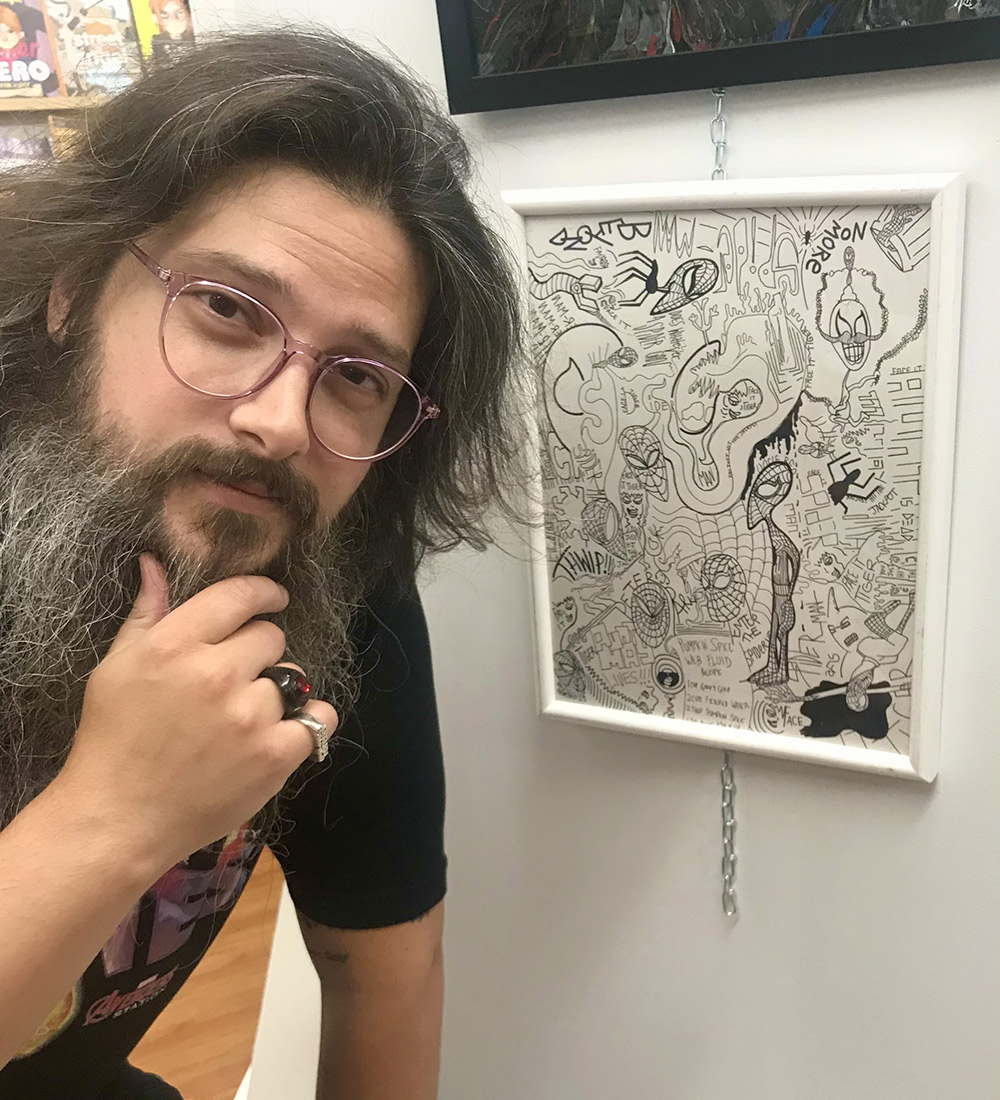 Nick Marino at Nostalgic Comic Shop