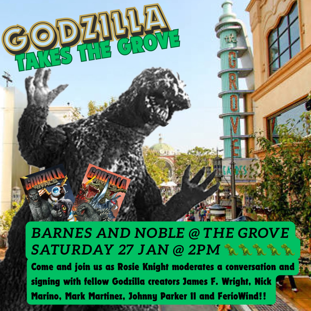 Barnes and Noble Godzilla author event in Los Angeles