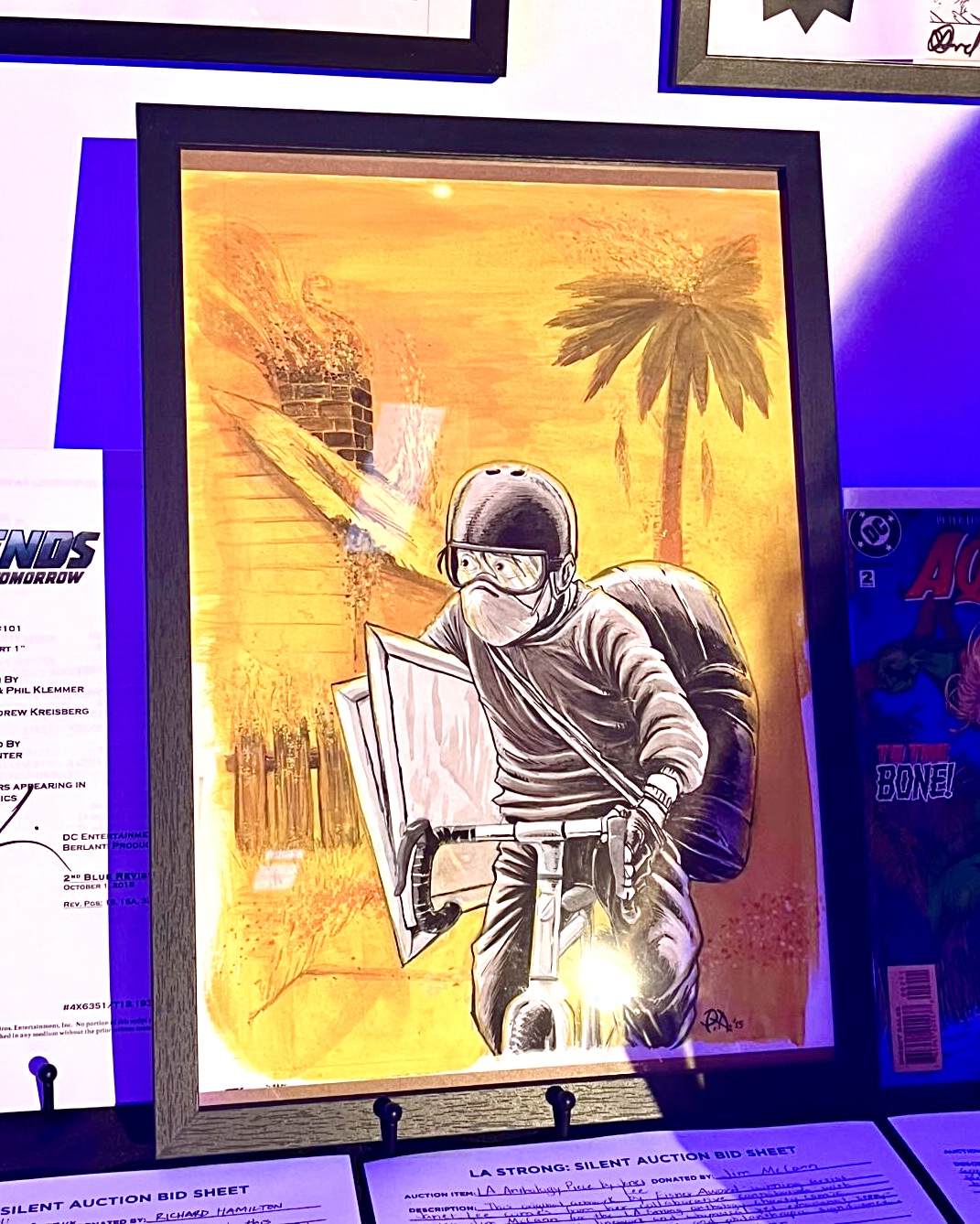 LA Strong original art by Pierre-Alexandre Comtois