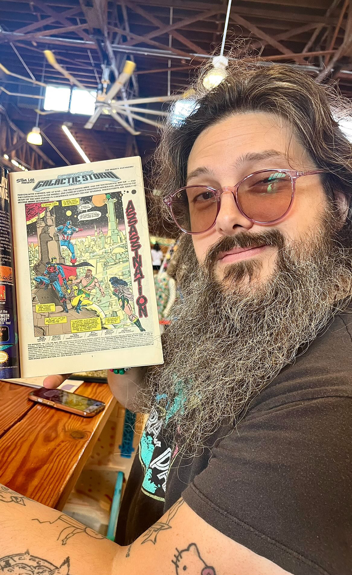 Nick Marino and the 1st app of the Jacket Avengers