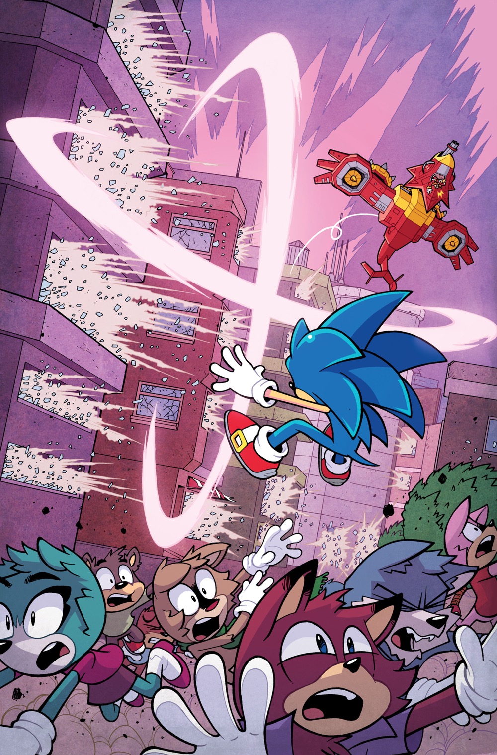 Sonic X Godzilla #1 page 2