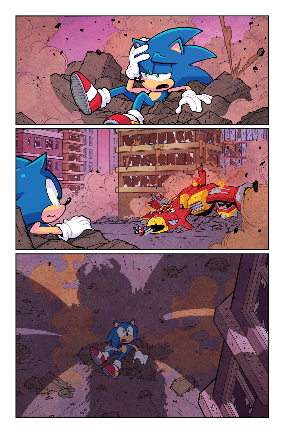 Sonic X Godzilla #1 page 3