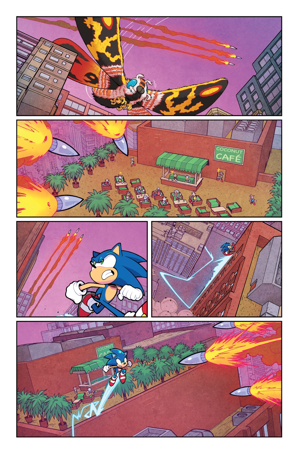 Sonic X Godzilla #1 page 11