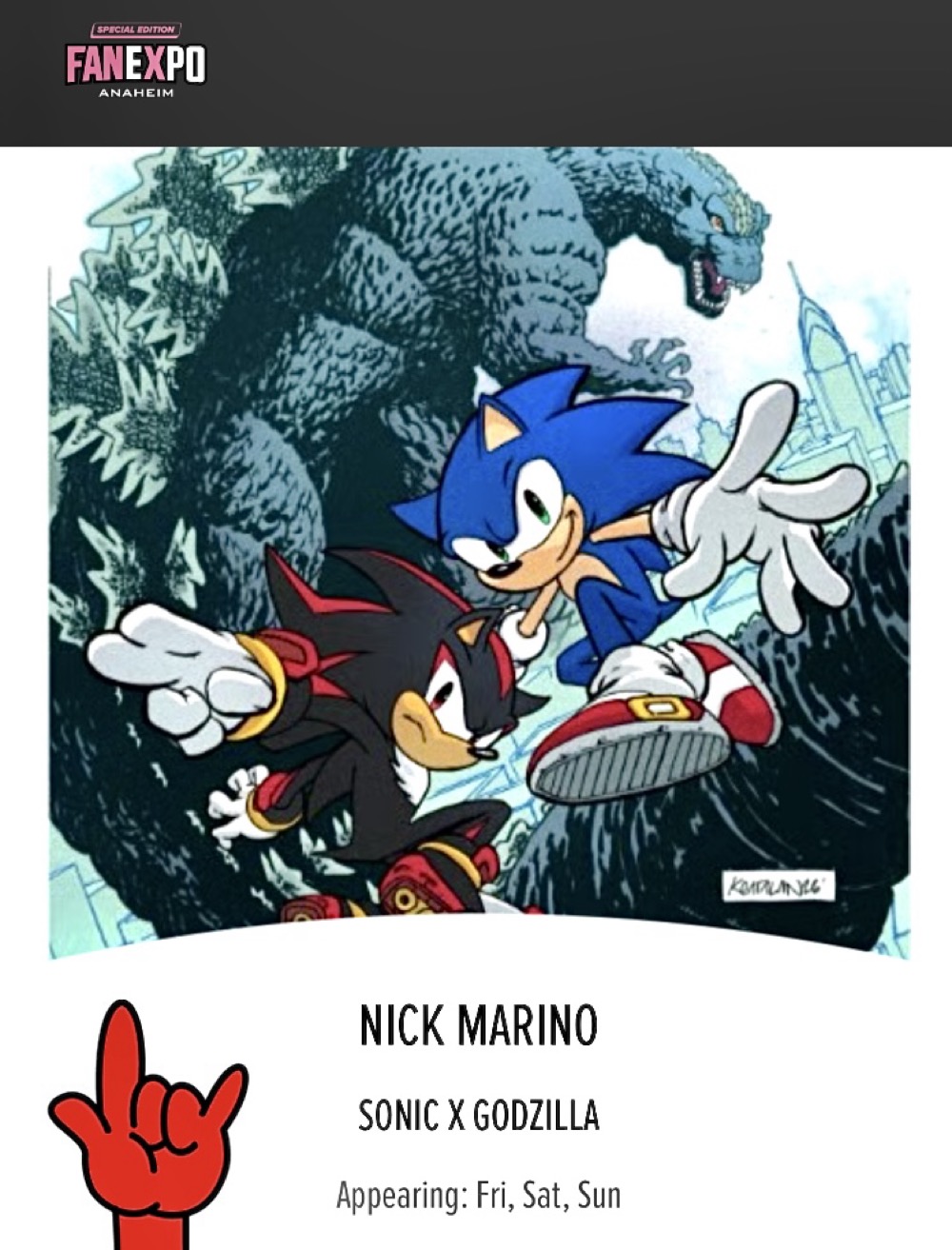 Nick Marino will be at Fan Expo Anaheim 2026