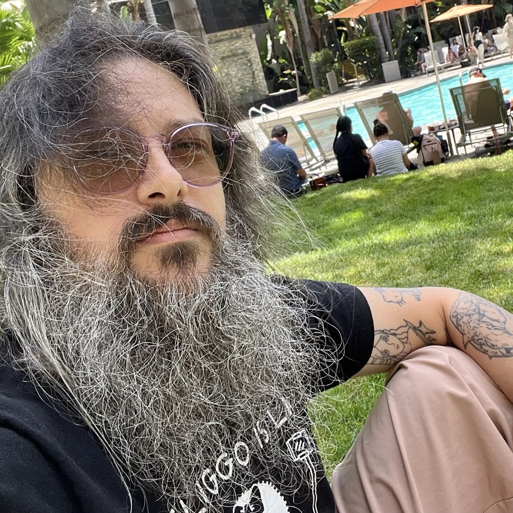 Nick Marino by the Marriott Marquee pool at SDCC 2026 Nick Marino at SDCC 2026